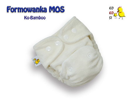 Formowanka Bambusowa MOS (Mini One Size), BambaKO, ECRU