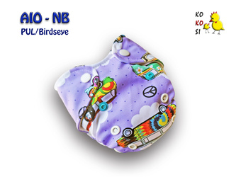Pieluszka AIO-NB, Rozarium, PUL/Birdseye