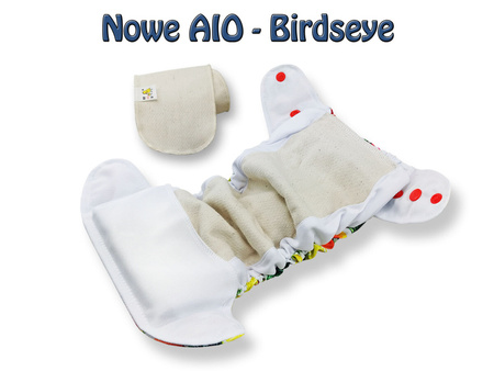 Pieluszka AIO - MOS - Birdseye V1, Lemoniada