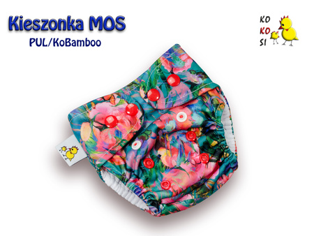 Kieszonka MOS  PUL/Ko-Bamboo, Kolorowo Mi