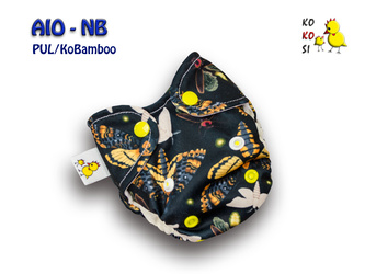 Pieluszka AIO-NB, Ciemko, PUL/KoBamboo