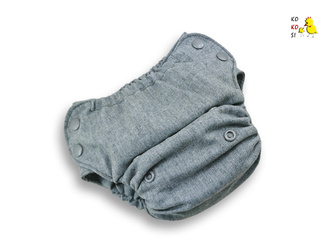 Otulacz wełniany Pants - OS - Siwek