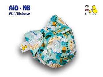 Pieluszka AIO-NB, Rozarium, PUL/Birdseye