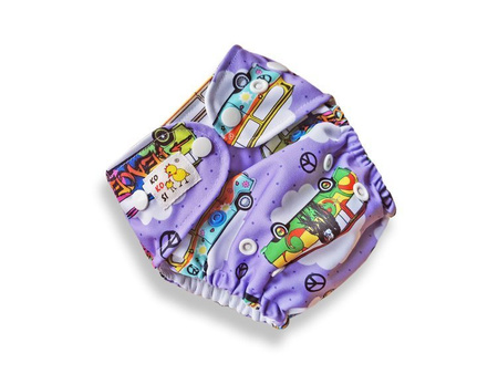 Kieszonka OS  PUL/coolmax, Ogórki