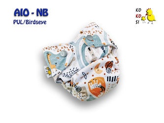 Pieluszka AIO-NB, Rozarium, PUL/Birdseye