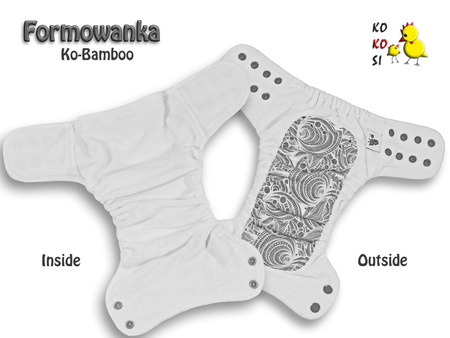 Formowanka - Rozm.6 (L) - Pants, Panel-Ciemko/ KoBamboo