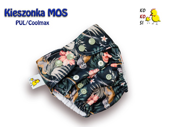 Kieszonka MOS  PUL/coolmax, Małpki