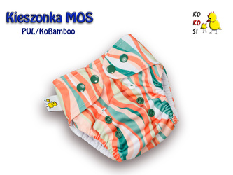 Kieszonka MOS  PUL/Ko-Bamboo, Kolorowo Mi