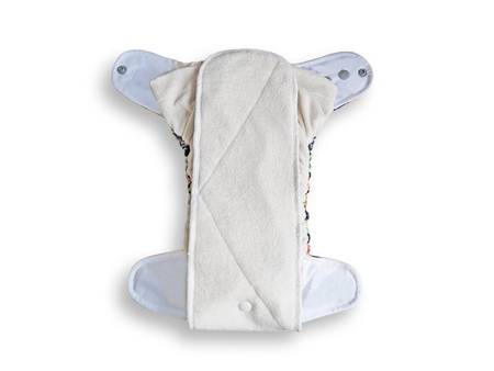 Pieluszka AIO ( ALL IN ONE)  - OS - EVO/bambus, Tajemniczy Ogród