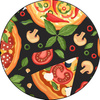 Kieszonka MOS  PUL/Ko-Bamboo, Pizza