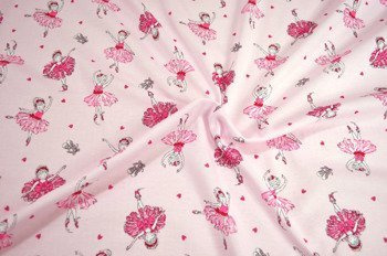 dzianina bawełniana 100% Baletnica