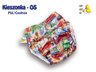 Kieszonka OS  PUL/coolmax, Śpiące Ptaki
