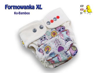 Formowanka XL z kieszonką KoBamboo/ panel Sowy/KoBamboo