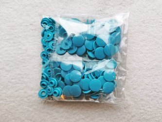 napy plastikowe 18\" 50kpl - kolor turkusowy B46