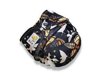 Pieluszka AIO - OS, Ko-Bamboo, Ciem-Ko