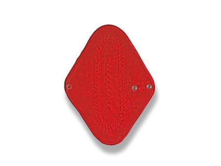 Podpaska MIDI, Hibiskus czerwony/welur czerwony