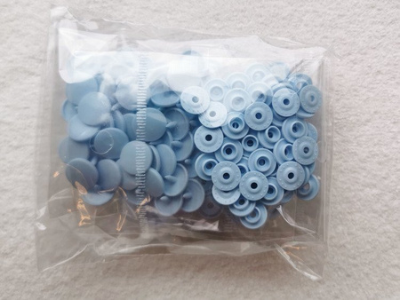 napy plastikowe 18\" 50kpl - kolor błękitny nr 13