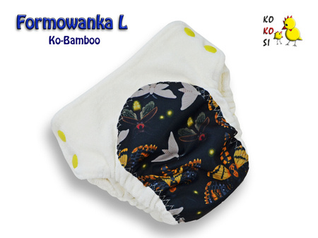 Formowanka - Rozm.6 (L) - Pants, Panel-Ciemko/ KoBamboo