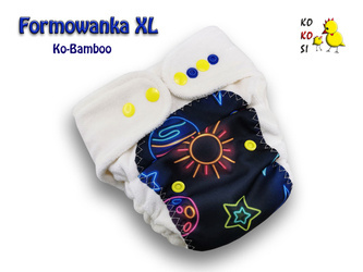 Formowanka XL z kieszonką KoBamboo/ panel Neonowe niebo/KoBamboo