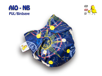 Pieluszka AIO-NB, Rozarium, PUL/Birdseye