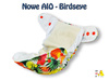 Pieluszka AIO - MOS - Birdseye, Paprocie