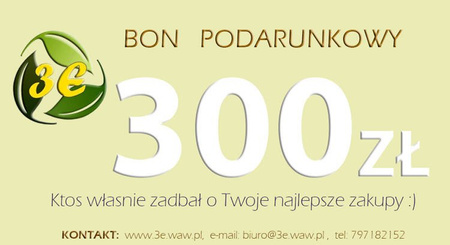 Bon podarunkowy 300zł
