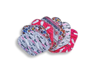 Podpaska MINI - MIX wzorów/ welur czerwony