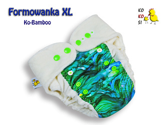 Formowanka XL z kieszonką KoBamboo/ panel Wodorosty/KoBamboo