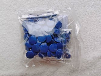 napy plastikowe 18\" 50kpl - kolor granatowy nr 9