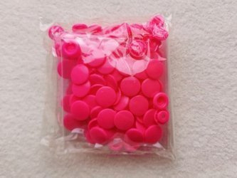 napy plastikowe 18\" 50kpl - kolor różowy B47