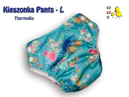 Kieszonka L, Pants,  PUL/ThermoKo, Rajski ptak