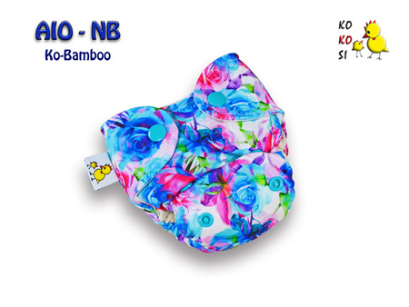 Pieluszka AIO-NB, Pastelowe róże