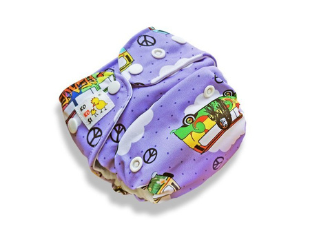 Pieluszka AIO - OS, Ko-Bamboo, Ogórki