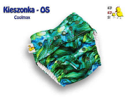 Kieszonka OS PUL/coolmax, Wodorosty