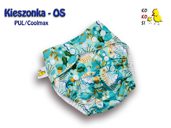 Kieszonka OS  PUL/coolmax, Śpiące Ptaki