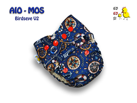 Pieluszka AIO - MOS - Birdseye V2, KokoSter